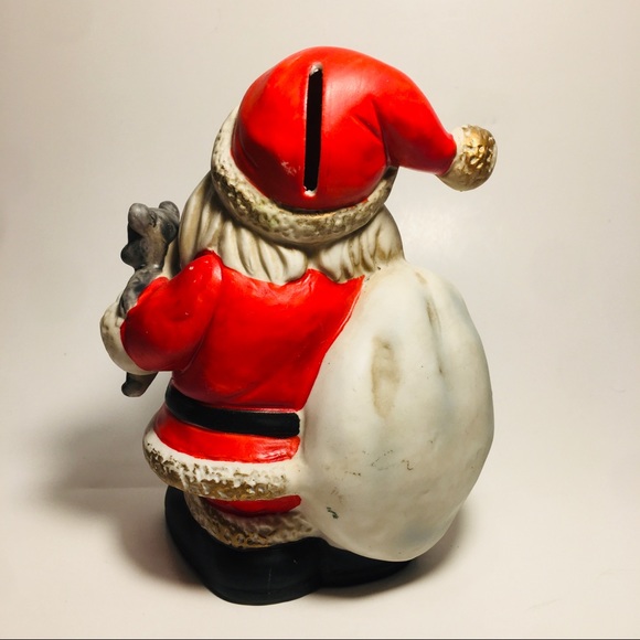 Vintage Homco Santa Coin Bank - Picture 3 of 8